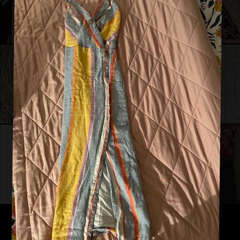 Striped Linen Dress